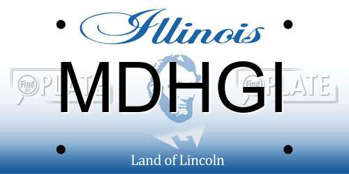 MDHGI Illinois License Plate