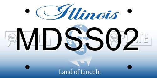 MDSS02 Illinois License Plate