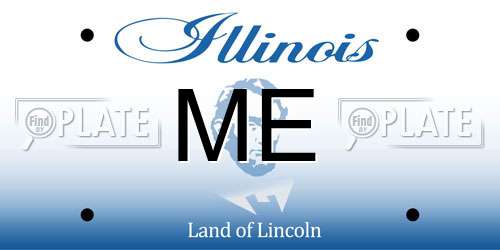 ME Illinois License Plate