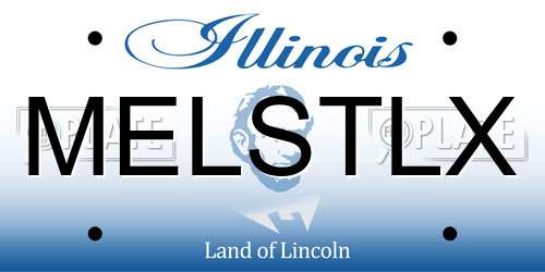 MELSTLX Illinois License Plate
