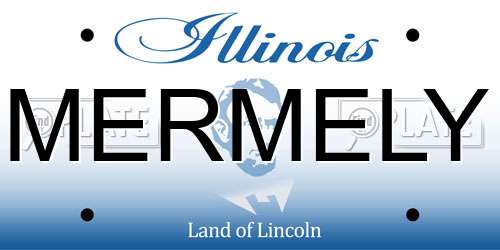 MERMELY Illinois License Plate