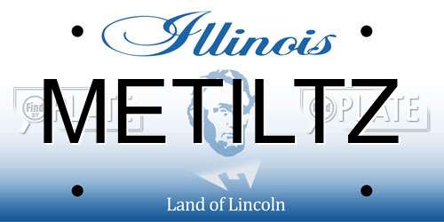 METILTZ Illinois License Plate