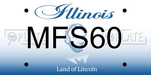 MFS60 Illinois License Plate