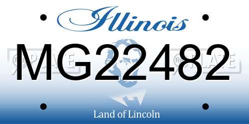 MG22482 Illinois License Plate