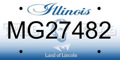 MG27482 Illinois License Plate