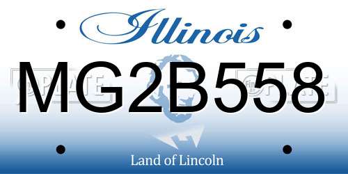 MG2B558 Illinois License Plate