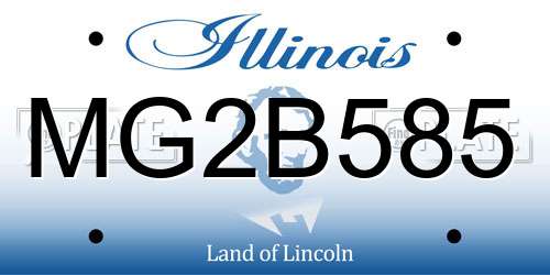 MG2B585 Illinois License Plate