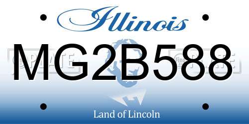 MG2B588 Illinois License Plate