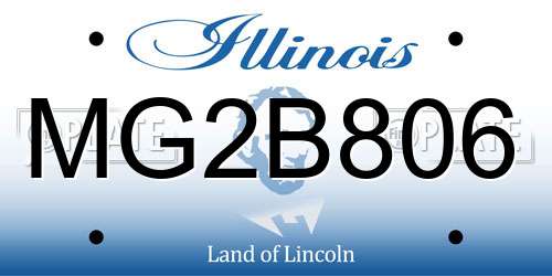 MG2B806 Illinois License Plate