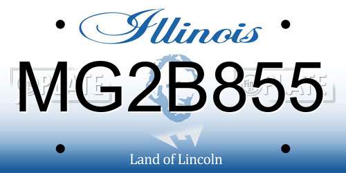 MG2B855 Illinois License Plate