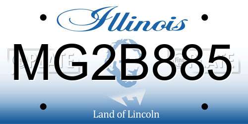 MG2B885 Illinois License Plate