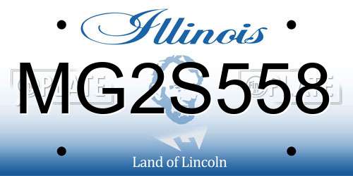MG2S558 Illinois License Plate