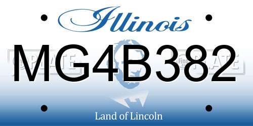 MG4B382 Illinois License Plate