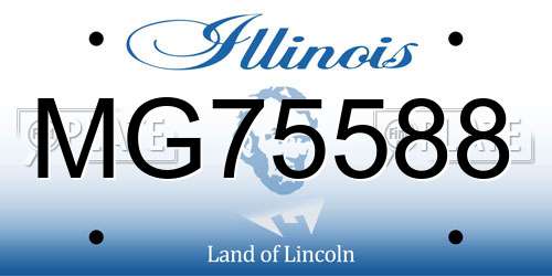 MG75588 Illinois License Plate