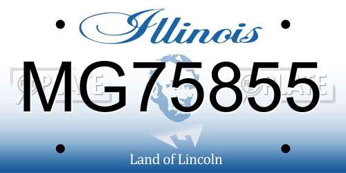 MG75855 Illinois License Plate