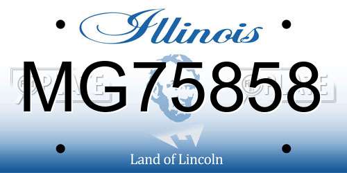 MG75858 Illinois License Plate