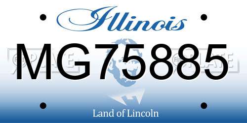 MG75885 Illinois License Plate