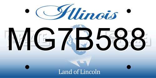 MG7B588 Illinois License Plate