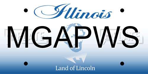 MGAPWS Illinois License Plate