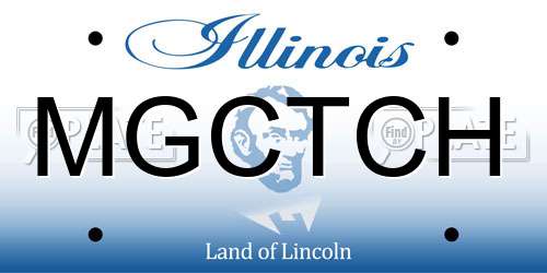 MGCTCH Illinois License Plate