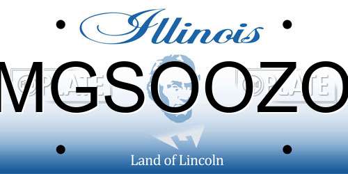 MGSOOZO Illinois License Plate