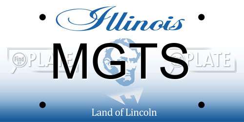 MGTS Illinois License Plate