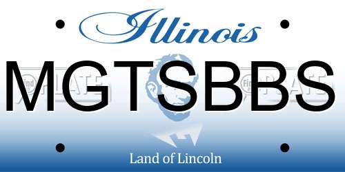 MGTSBBS Illinois License Plate