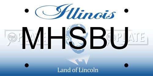 MHSBU Illinois License Plate