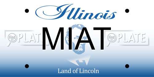 MIAT Illinois License Plate