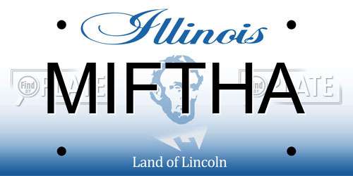MIFTHA Illinois License Plate