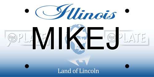 MIKEJ Illinois License Plate