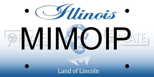 MIMOIP Illinois License Plate