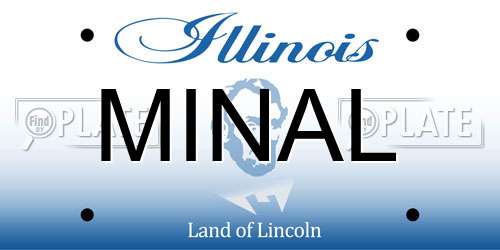 MINAL Illinois License Plate