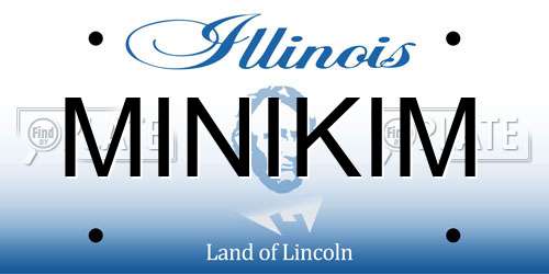 MINIKIM Illinois License Plate