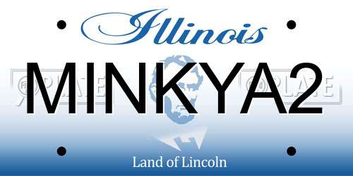 MINKYA2 Illinois License Plate