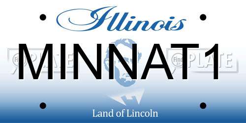 MINNAT1 Illinois License Plate