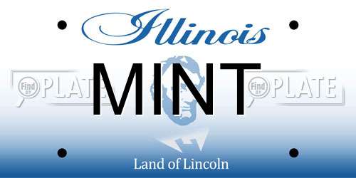MINT Illinois License Plate