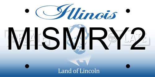 MISMRY2 Illinois License Plate