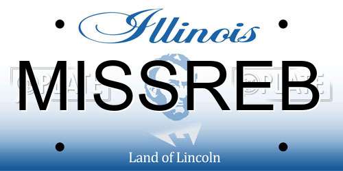 MISSREB Illinois License Plate