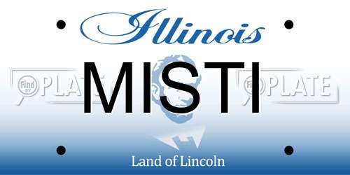MISTI Illinois License Plate