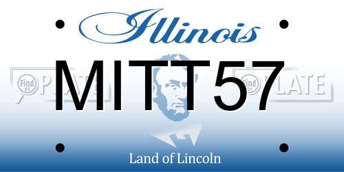 MITT57 Illinois License Plate