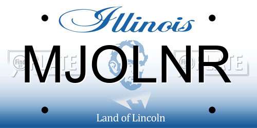 MJOLNR Illinois License Plate