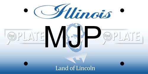 MJP Illinois License Plate