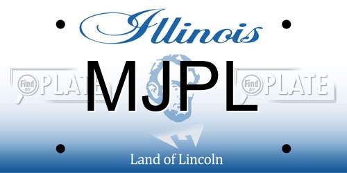MJPL Illinois License Plate