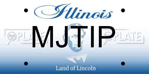 MJTIP Illinois License Plate