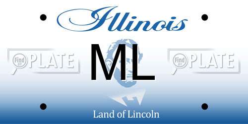 ML Illinois License Plate