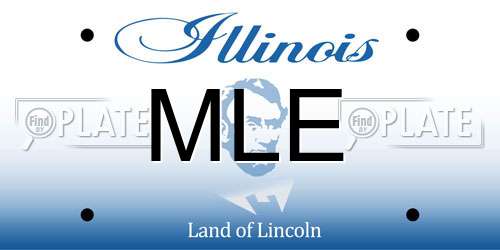 MLE Illinois License Plate