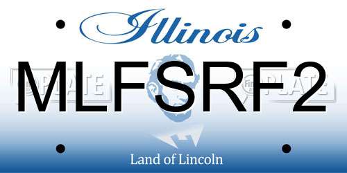 MLFSRF2 Illinois License Plate