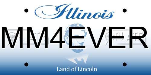 MM4EVER Illinois License Plate