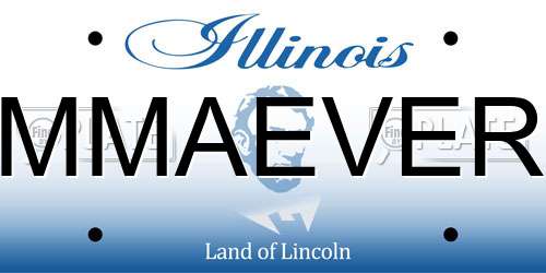 MMAEVER Illinois License Plate